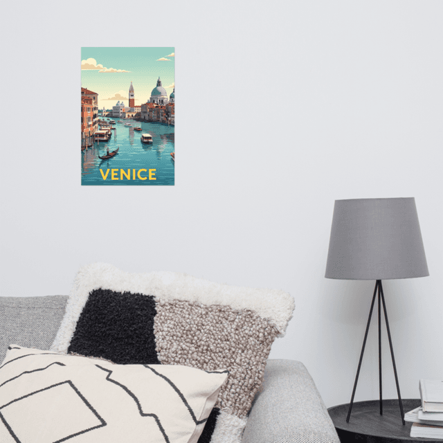 Venice / 12″×18″ Vintage Travel Poster - Venice
